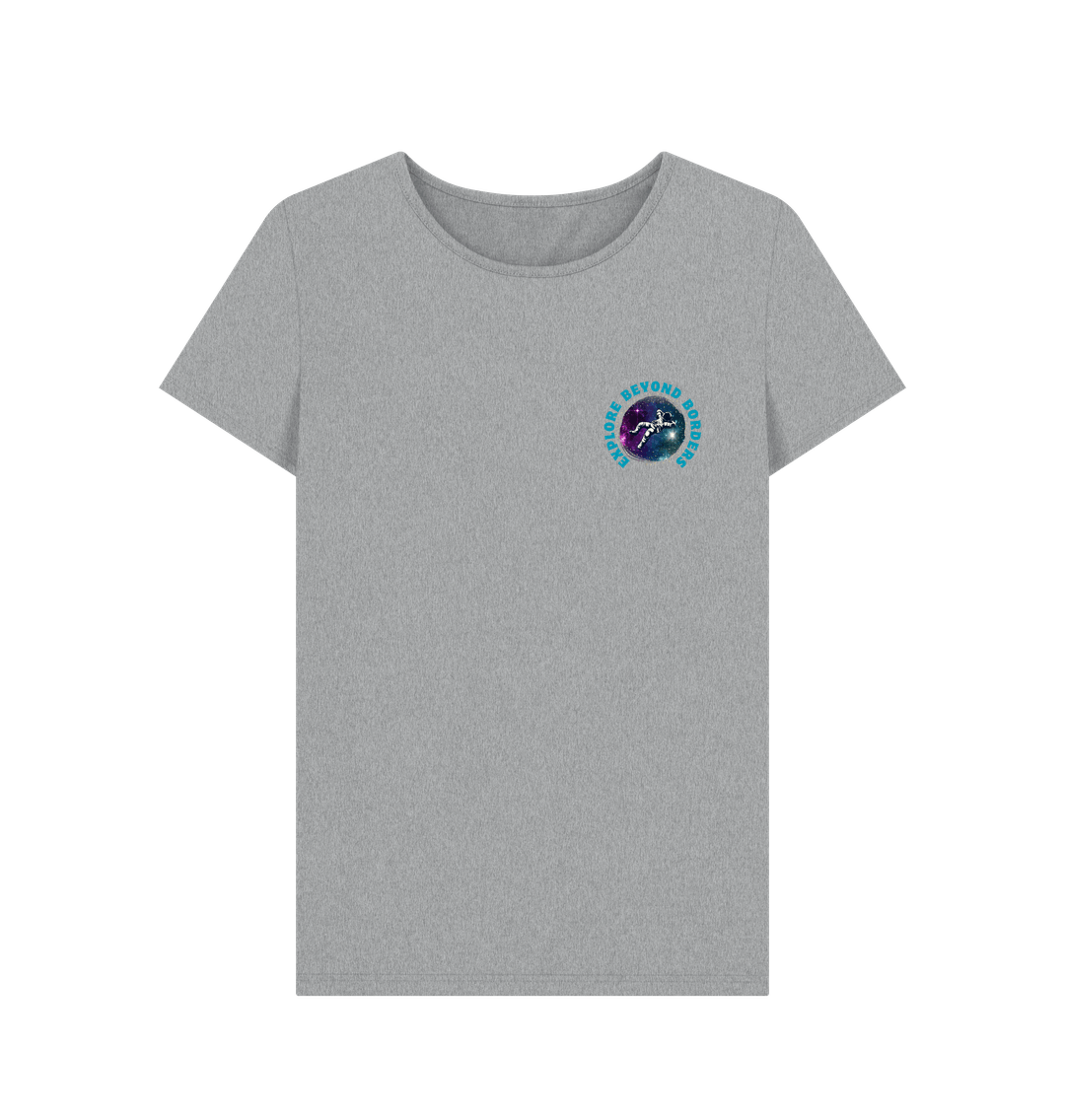 Athletic Grey Lasses Cosmic Surf T-shirt