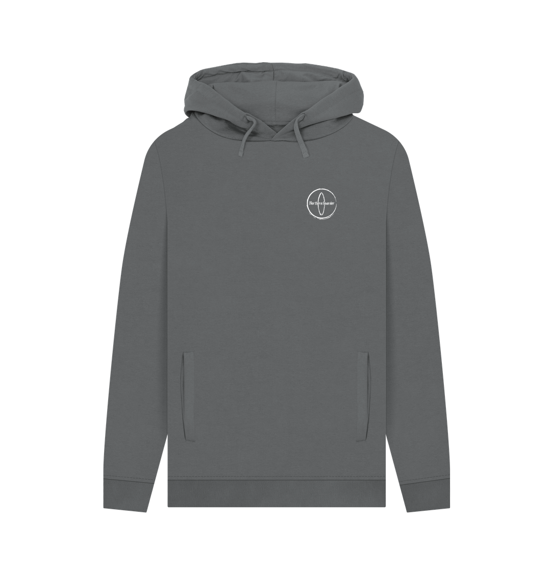 Slate Grey Northern Boarder Logo Lad's Hoodie