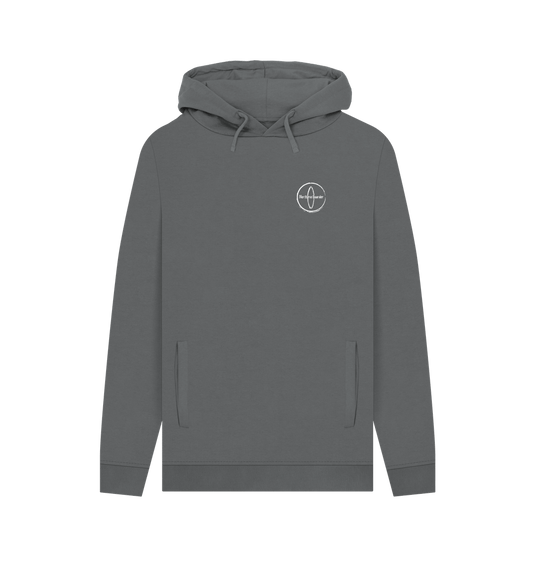 Slate Grey Northern Boarder Logo Lad's Hoodie