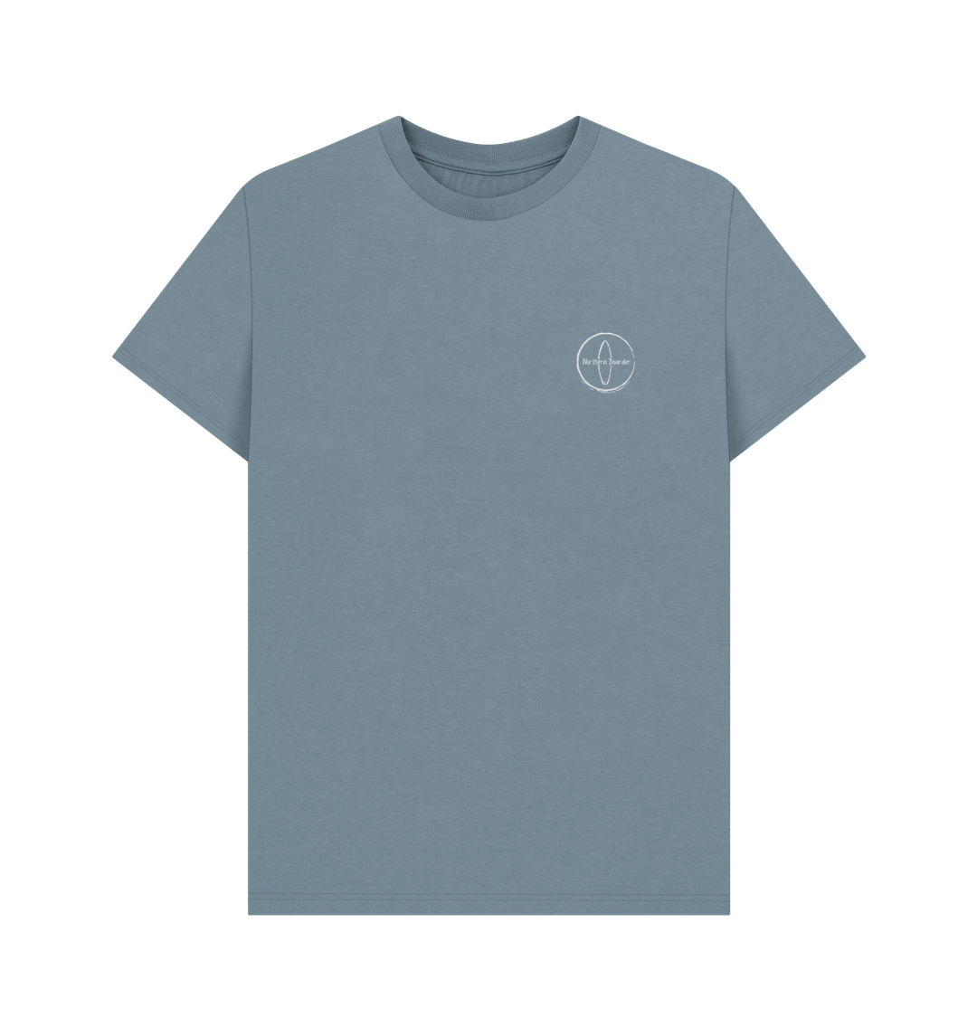 Stone Blue Plain T-shirt