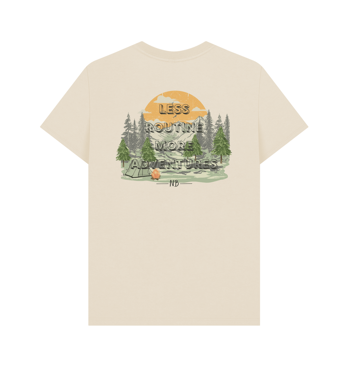 Oat Printed T-shirt Back