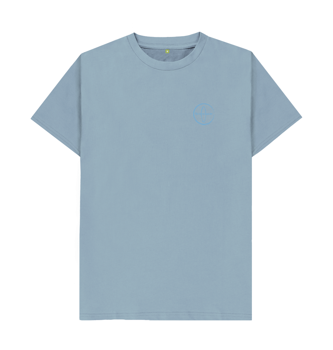 Stone Blue Northern Boarder Logo T-shirt