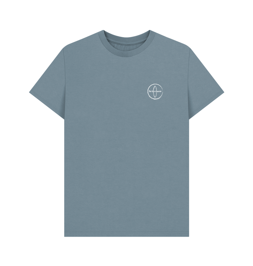 Stone Blue Plain T-shirt