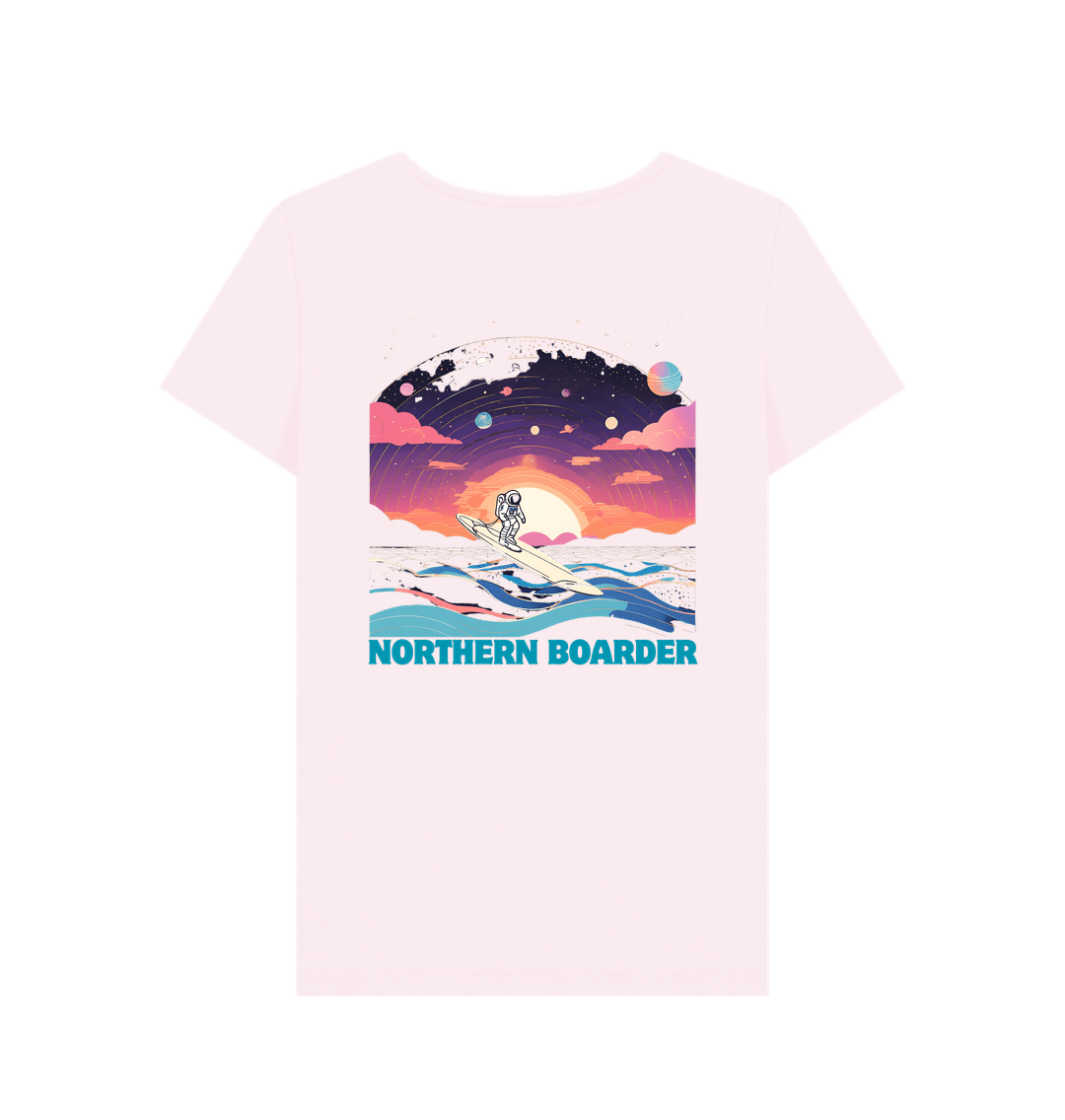 Pink Printed T-shirt Back
