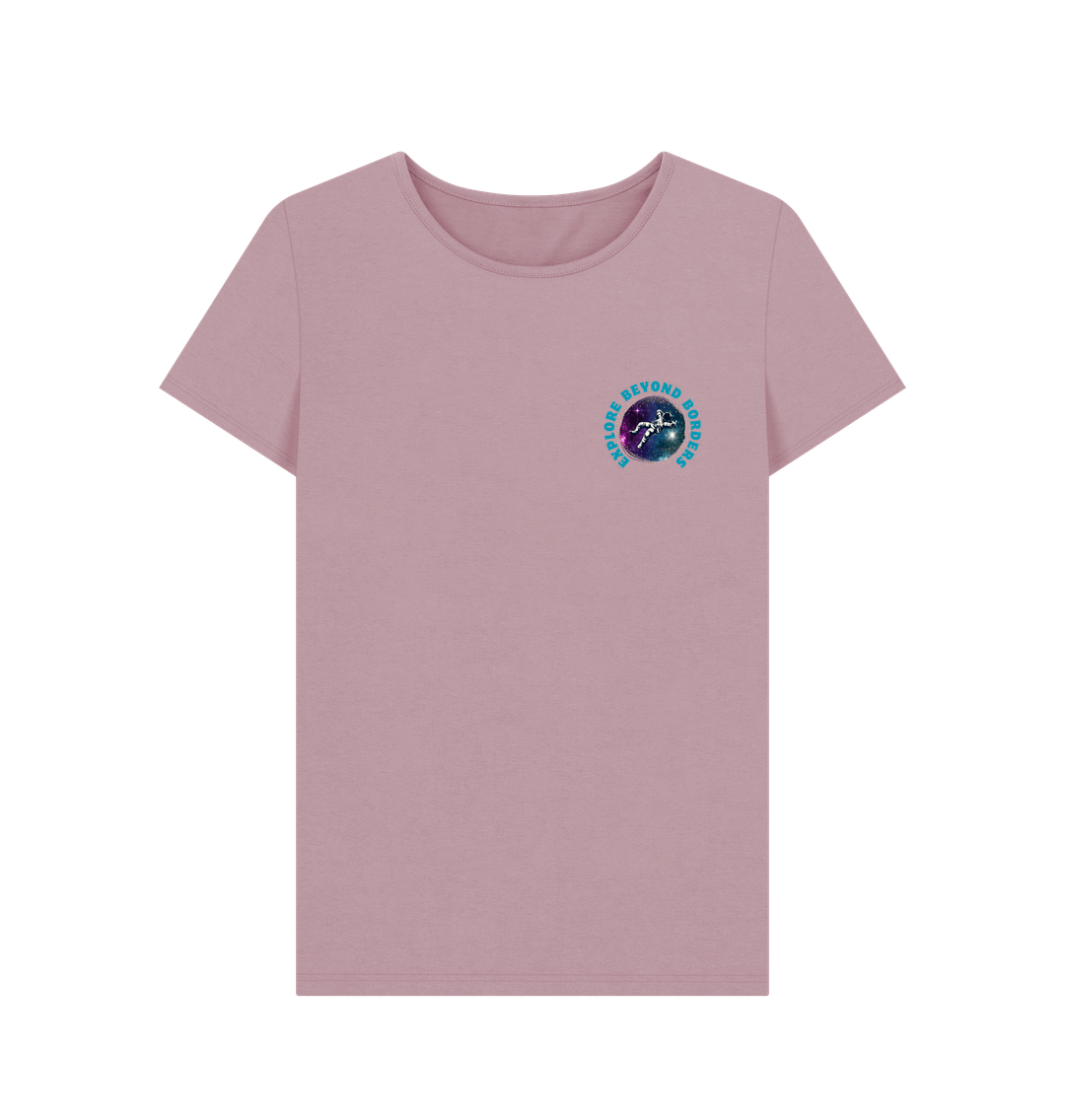 Mauve Printed T-shirt Front