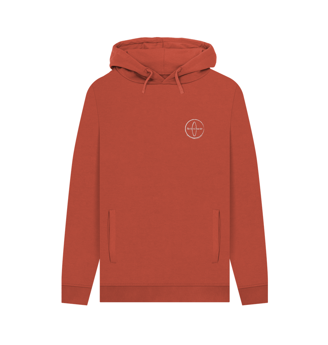 Rust Northern Boarder Logo Lad's Hoodie