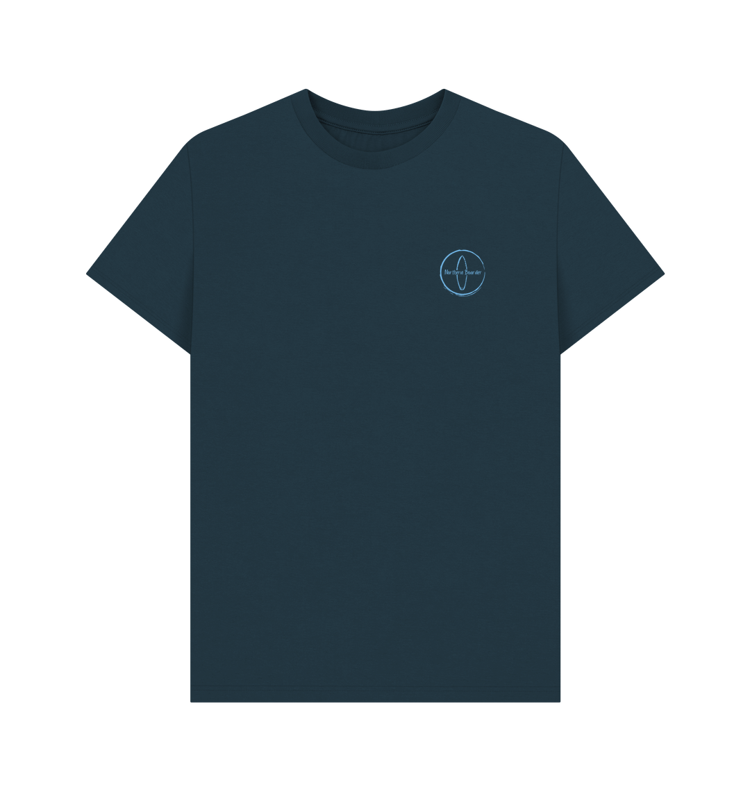 Denim Blue Northern Boarder Logo T-shirt