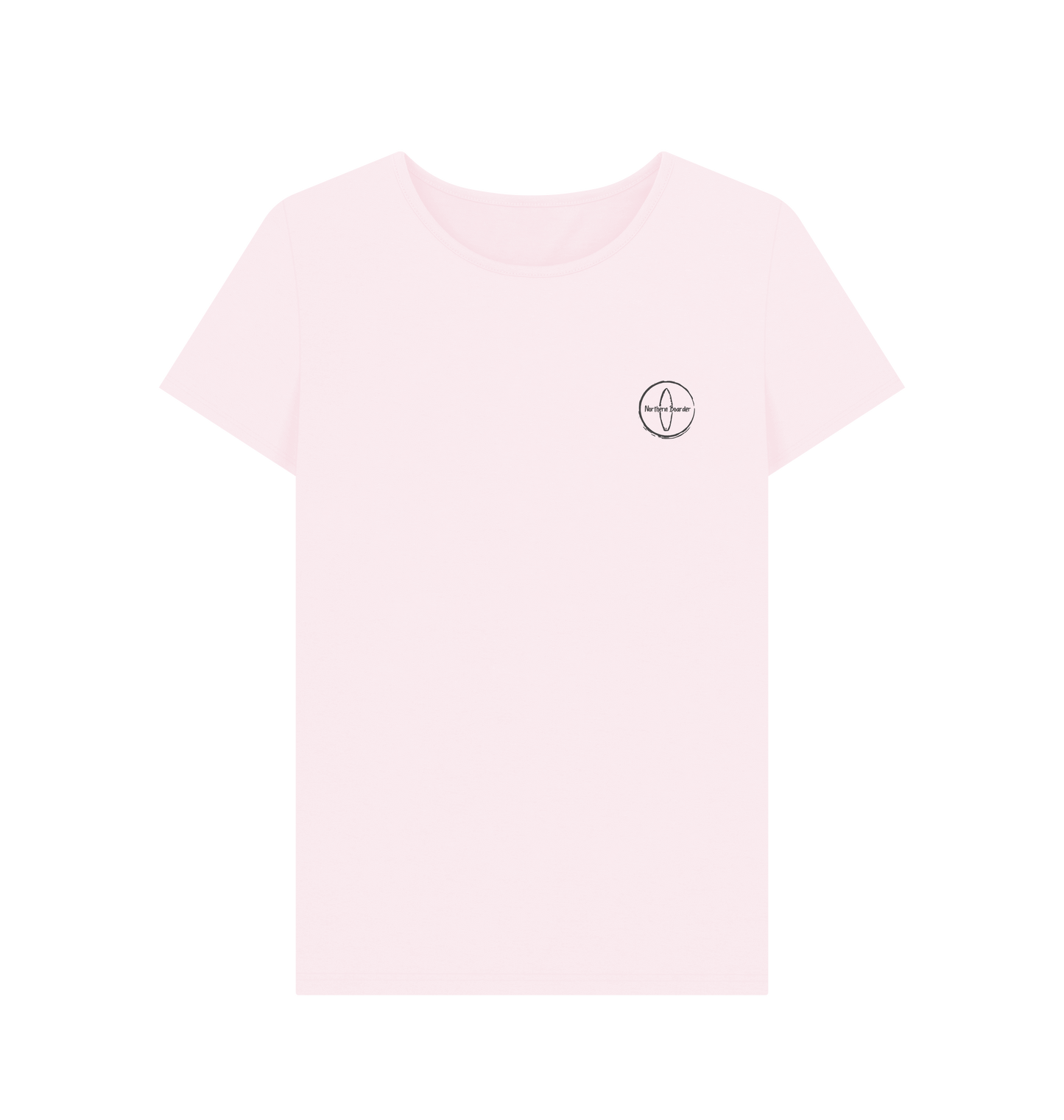 Pink Printed T-shirt Front