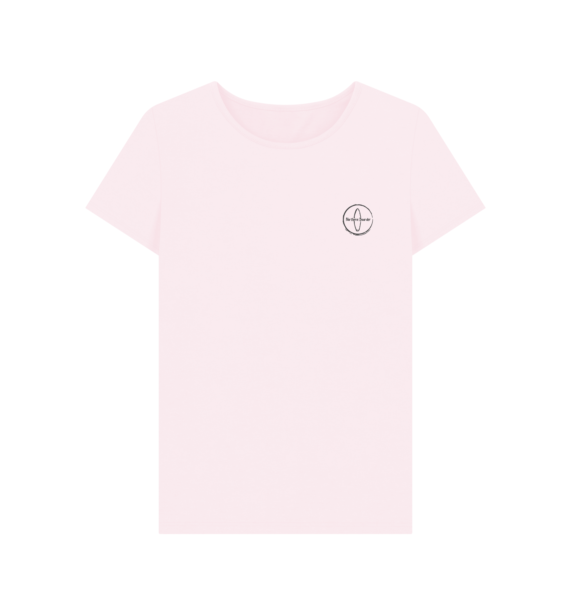 Pink Printed T-shirt Front