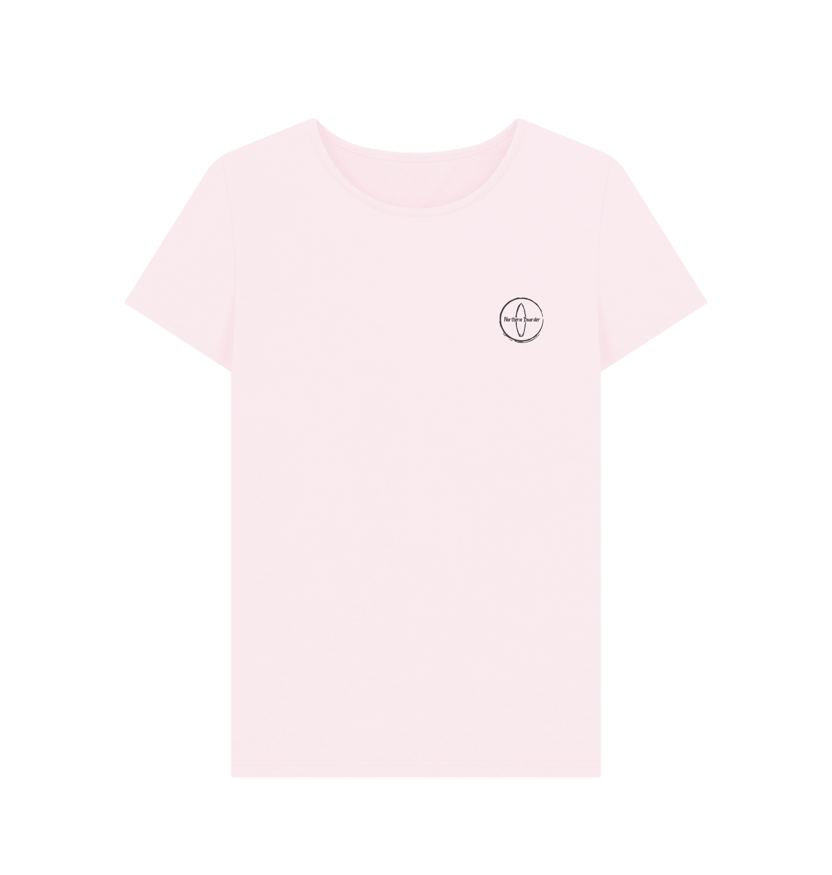 Pink Printed T-shirt Front