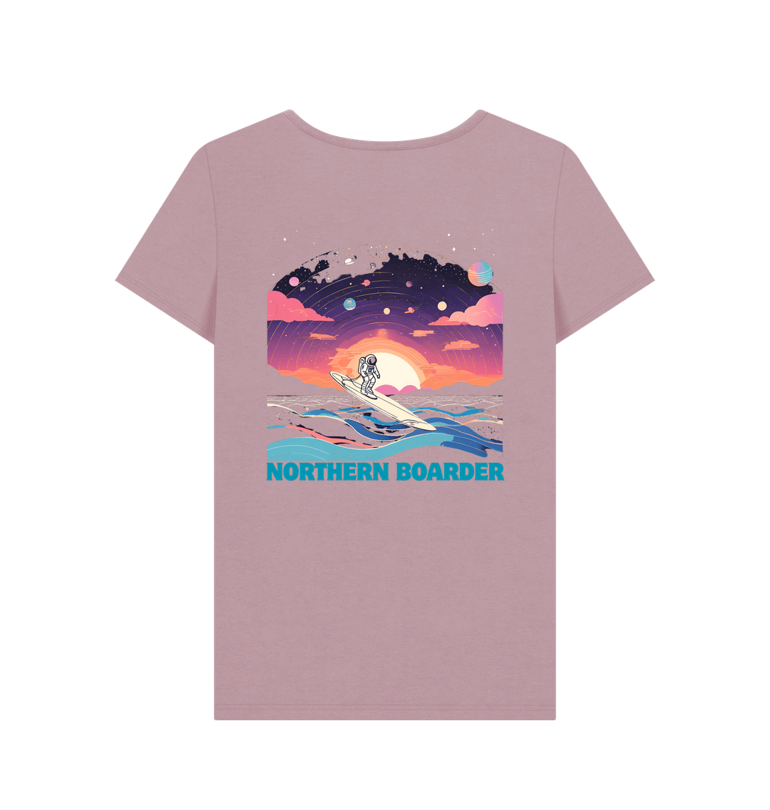 Mauve Printed T-shirt Back
