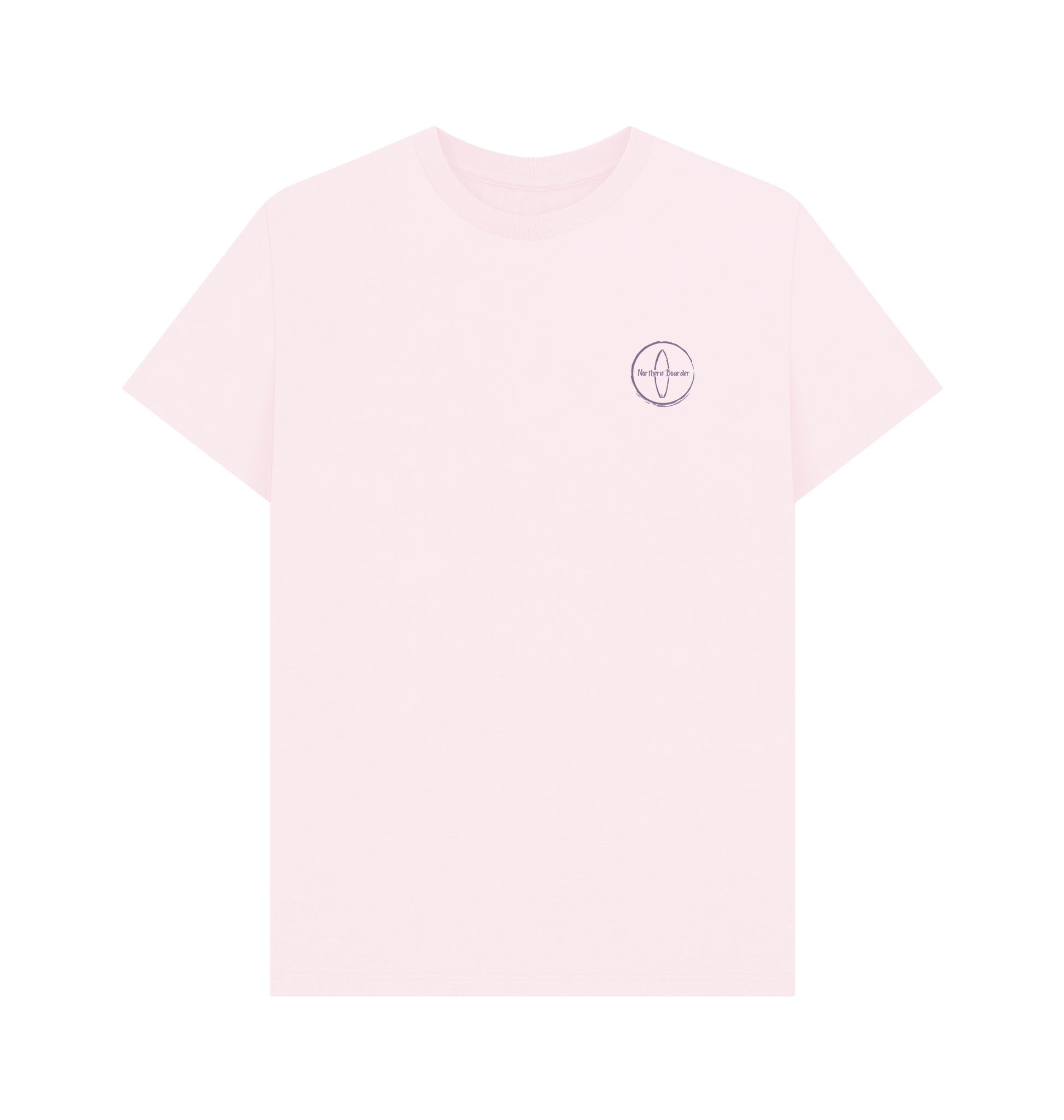 Pink Printed T-shirt Front