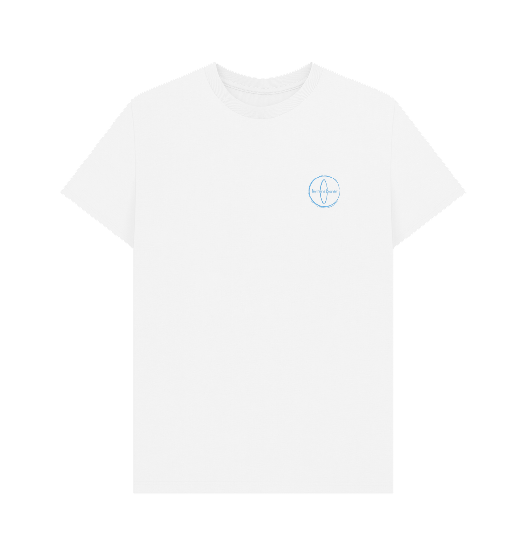 White Northern Boarder Logo T-shirt