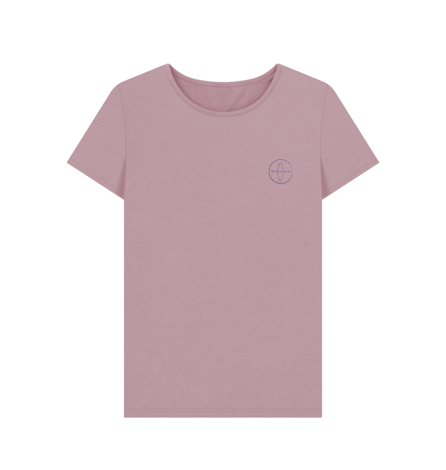 Mauve Printed T-shirt Front