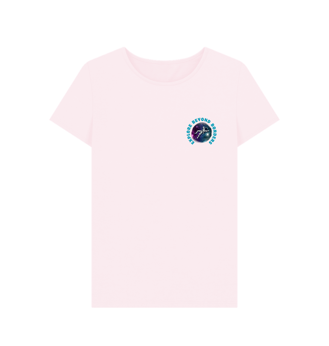 Pink Printed T-shirt Front