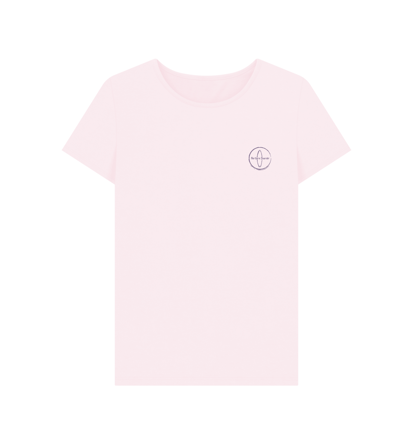 Pink Printed T-shirt Front
