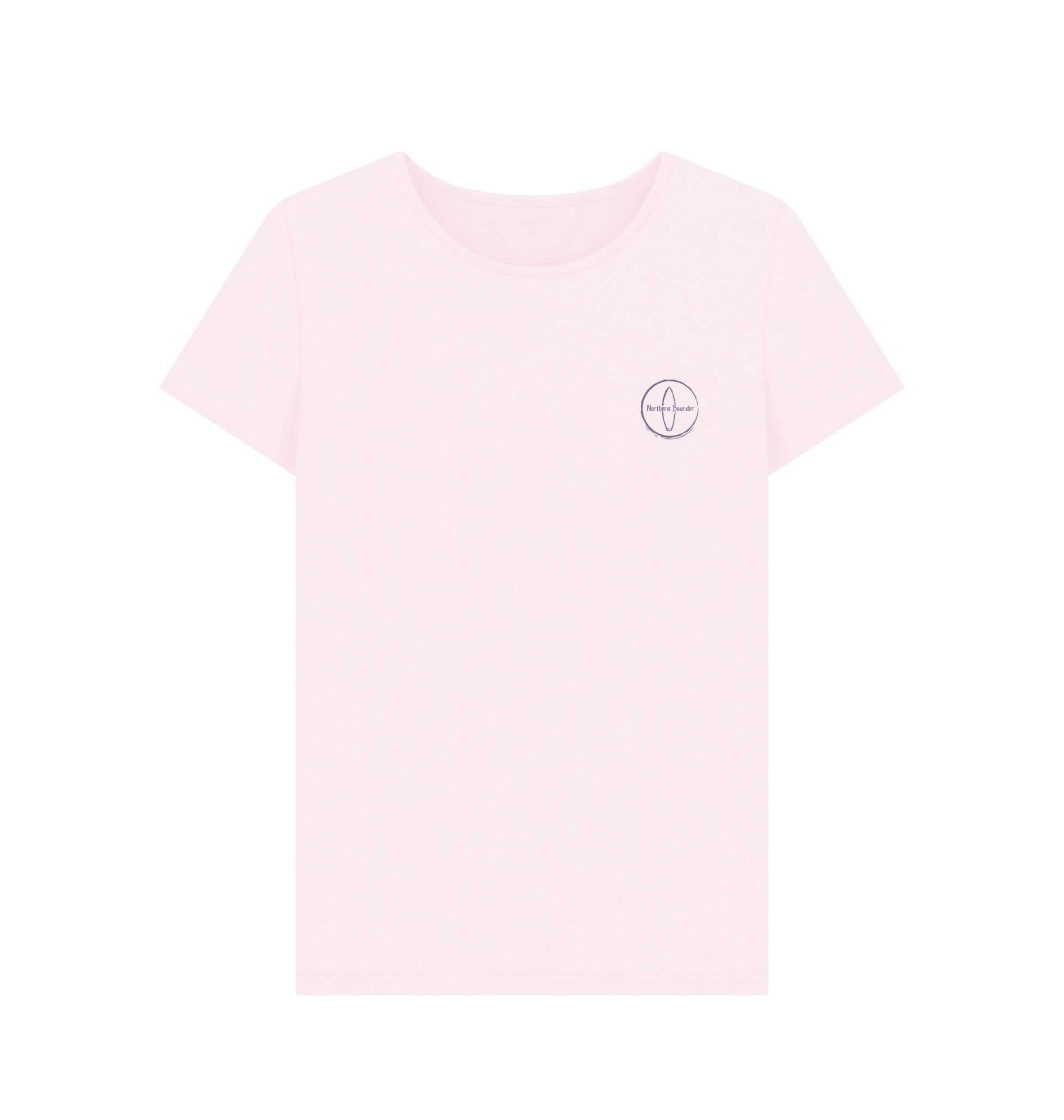 Pink Printed T-shirt Front