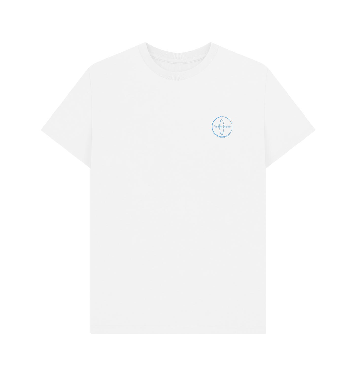 White Printed T-shirt Front