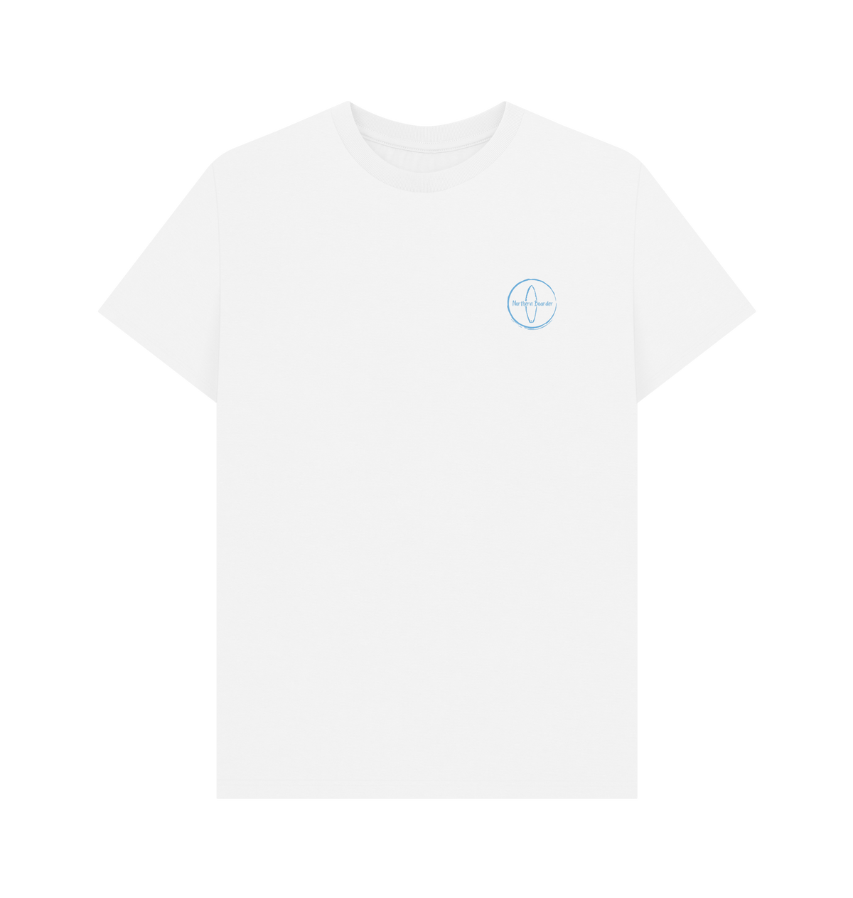 White Printed T-shirt Front