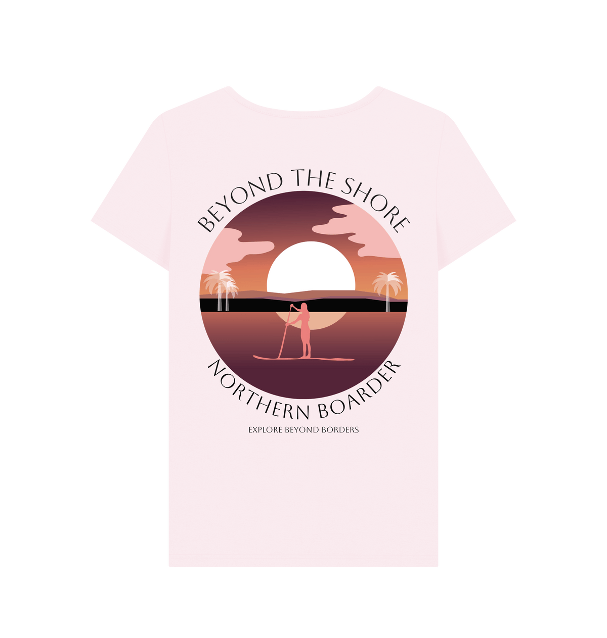 Pink Printed T-shirt Back