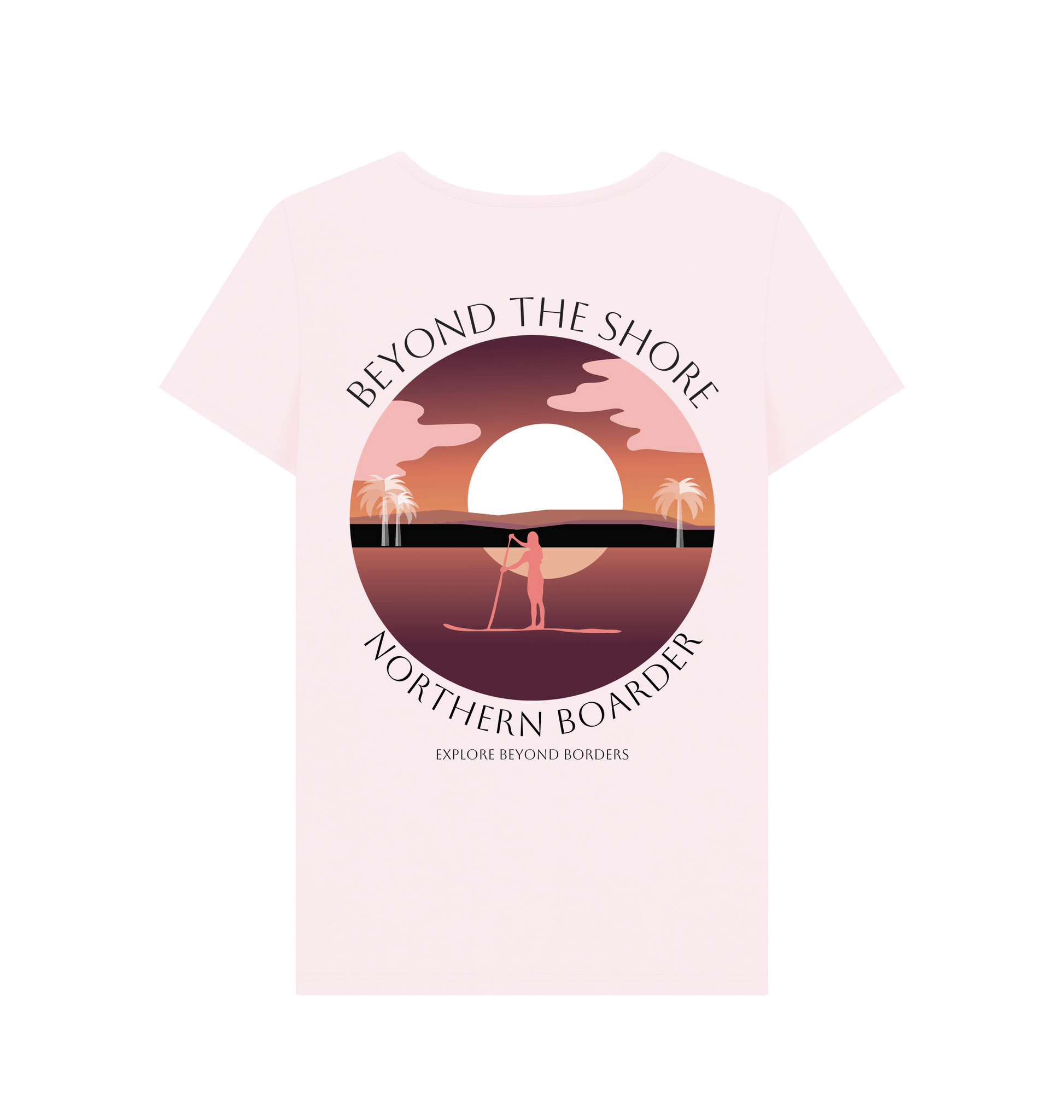 Pink Printed T-shirt Back