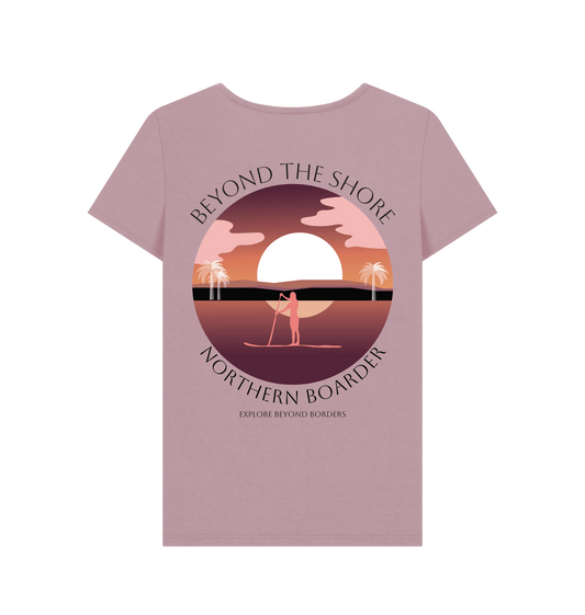 Mauve Printed T-shirt Back