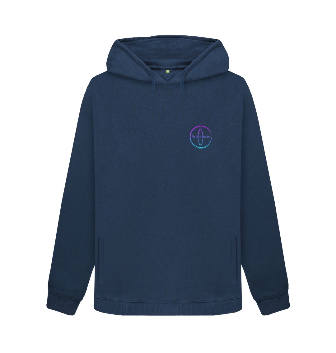 Navy Blue Northern Boarder Two Tone Lasses Hoodie