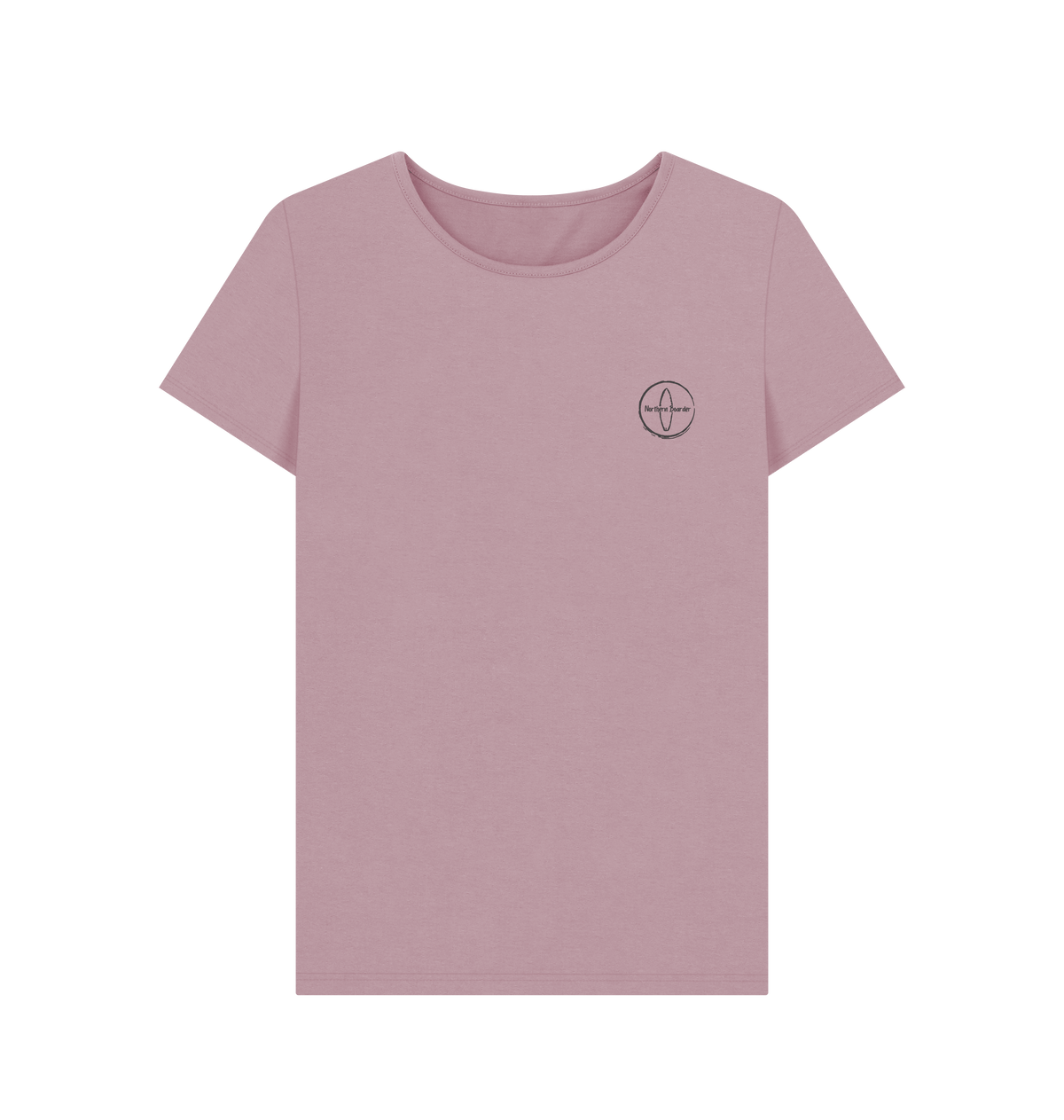 Mauve Printed T-shirt Front