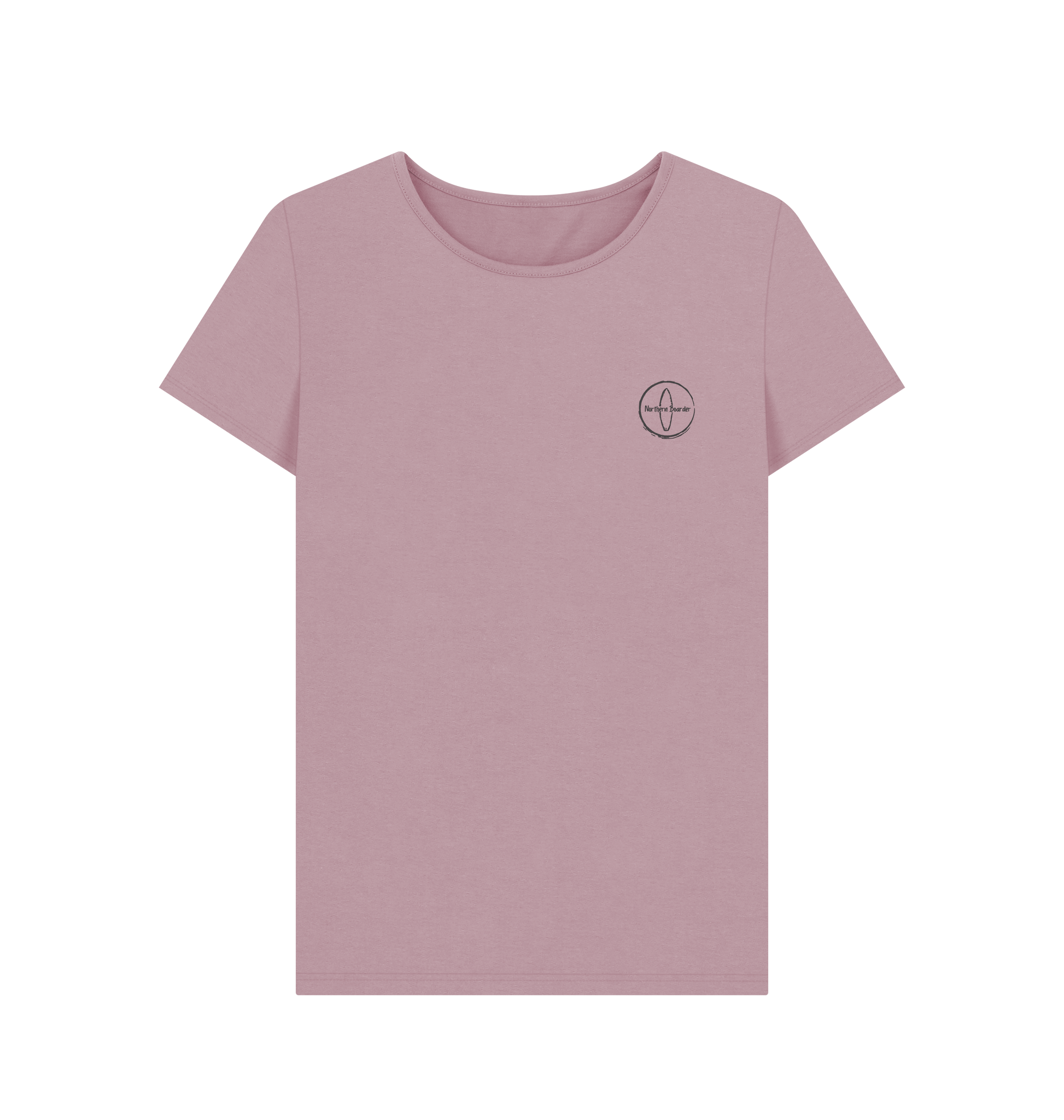 Mauve Printed T-shirt Front