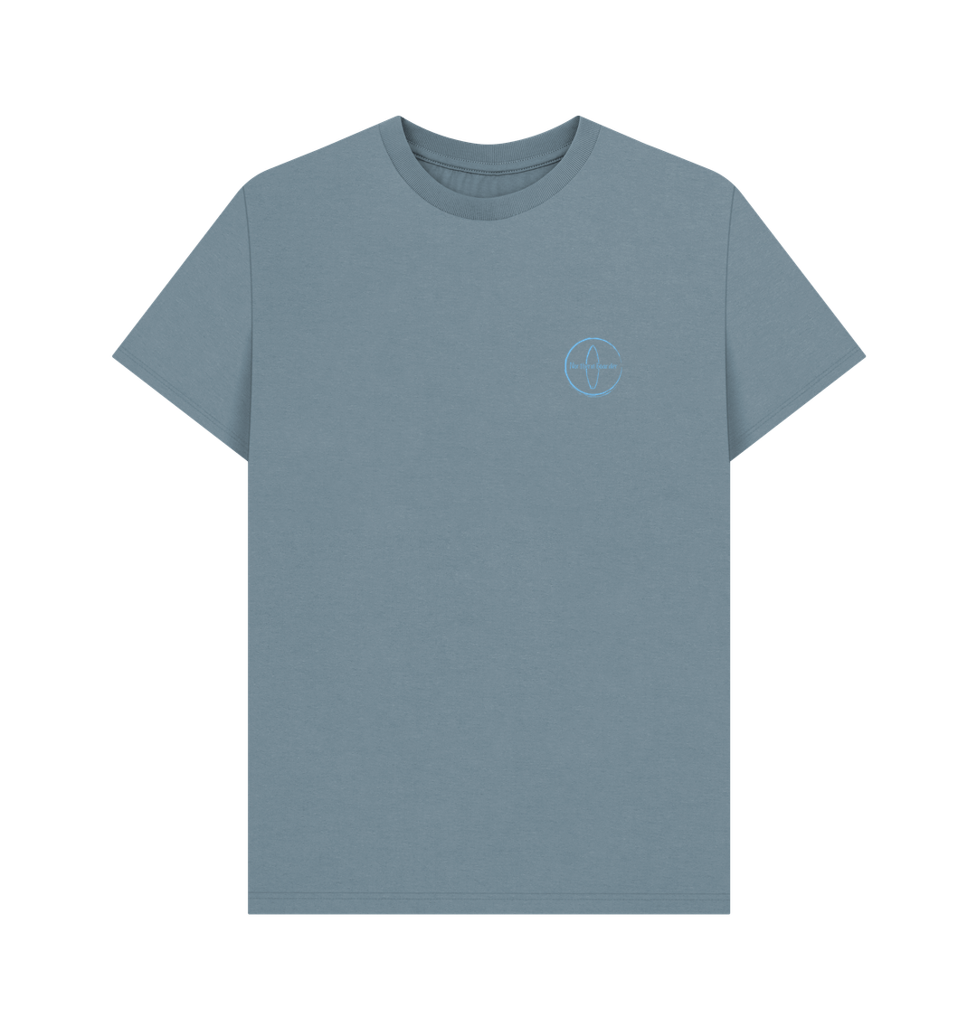 Stone Blue Northern Boarder Logo T-shirt