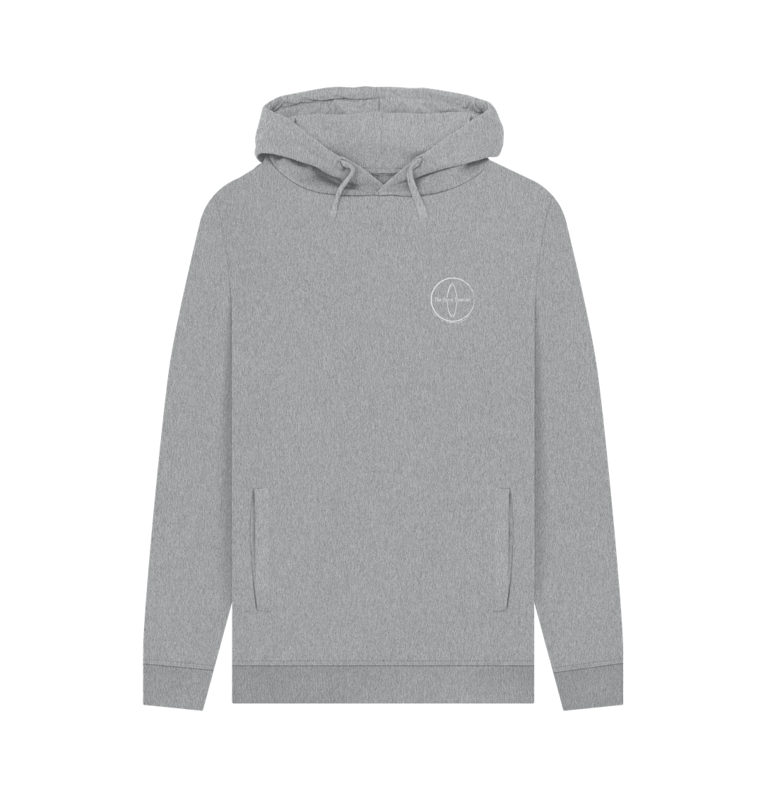 Light Heather Northern Boarder Logo Lad's Hoodie
