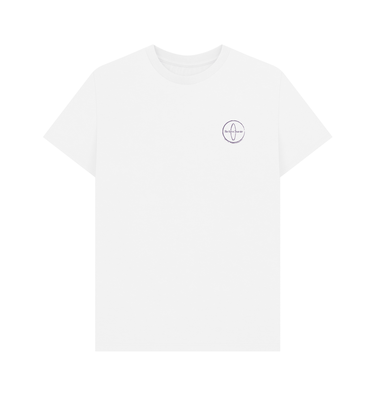 White Printed T-shirt Front