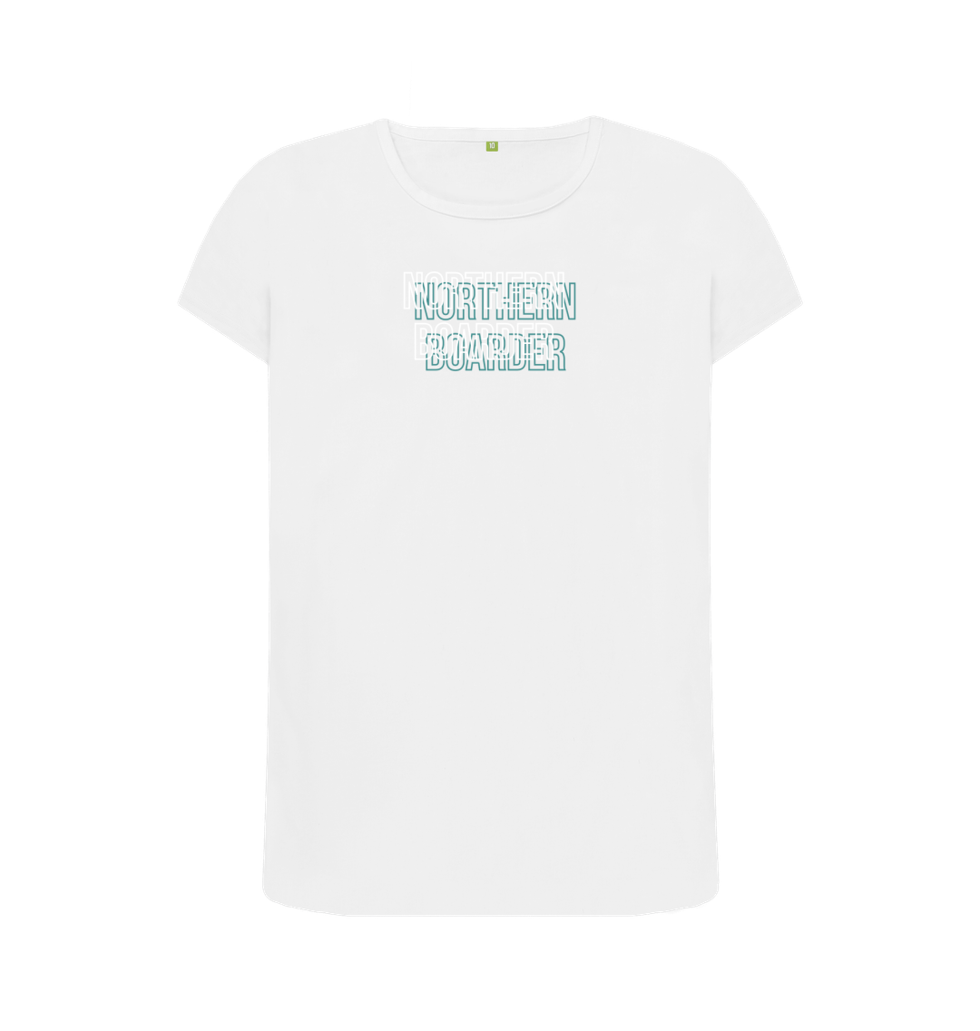 White Printed T-shirt Front