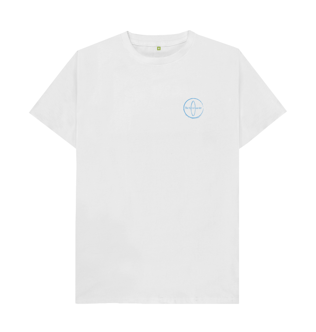 White Northern Boarder Logo T-shirt