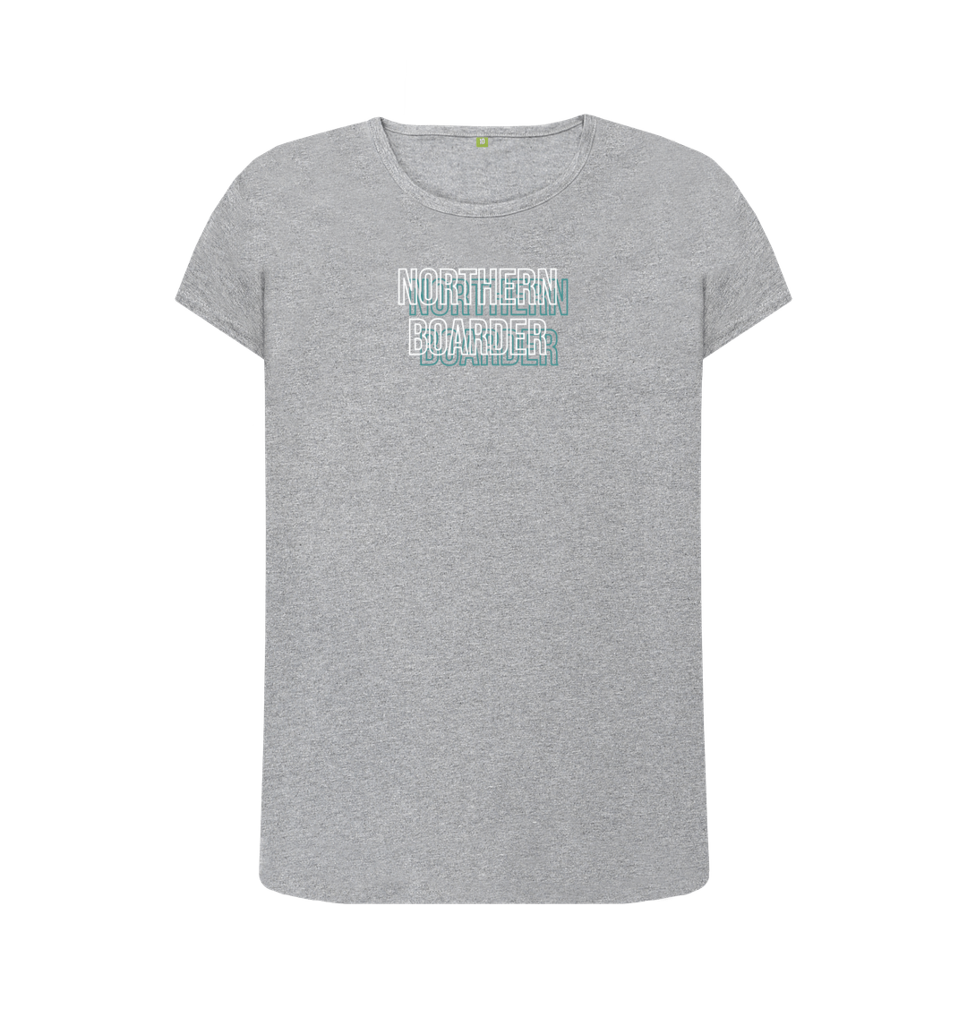 Athletic Grey Printed T-shirt Front