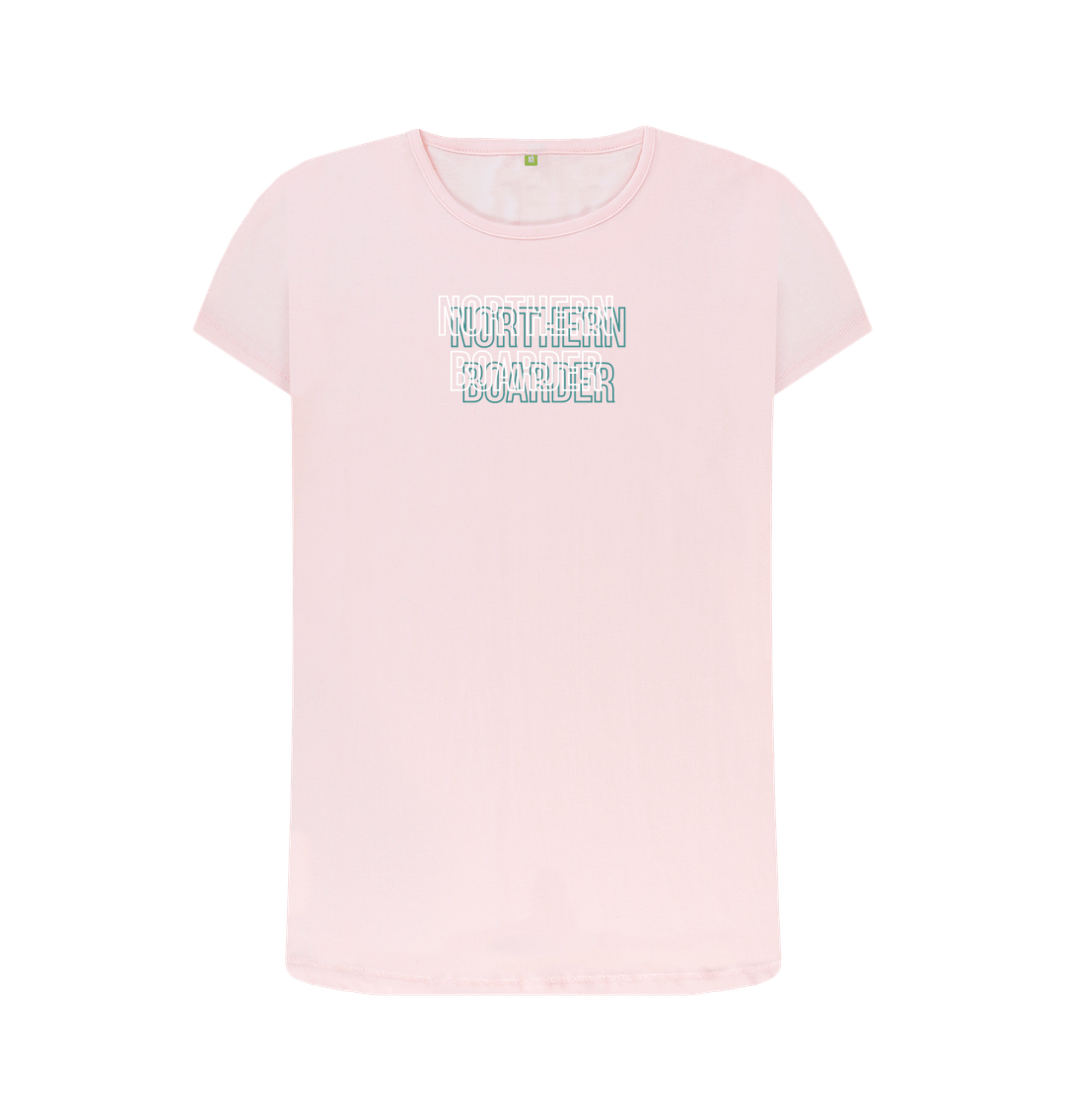 Pink Printed T-shirt Front