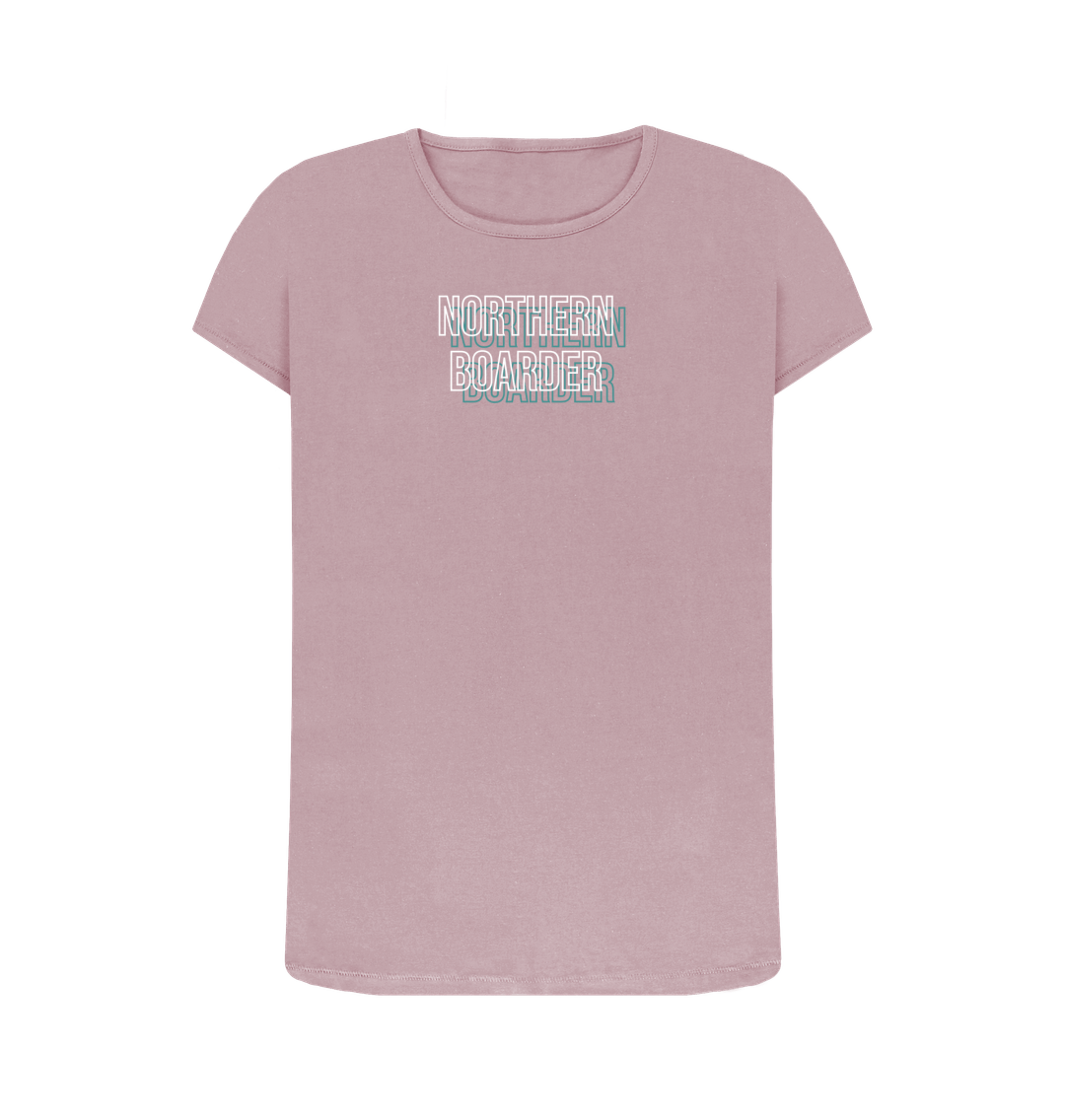 Mauve Printed T-shirt Front